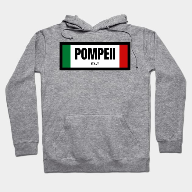 Pompeii City in Italian Flag Hoodie by aybe7elf